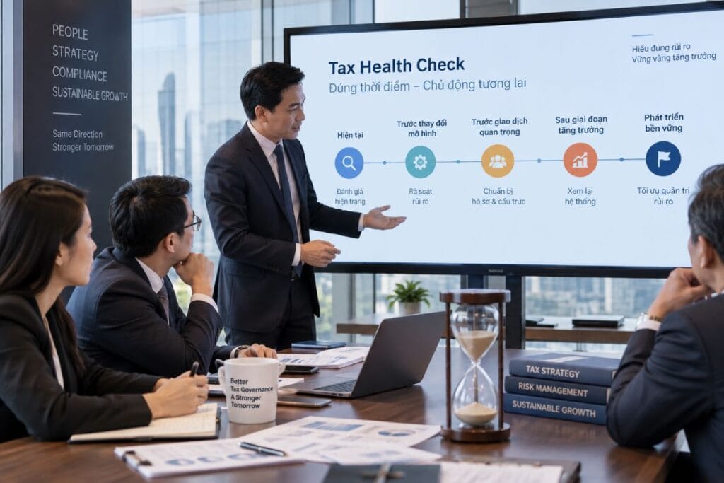 Thời điểm thực hiện Tax Health Check và rà soát rủi ro thuế doanh nghiệp