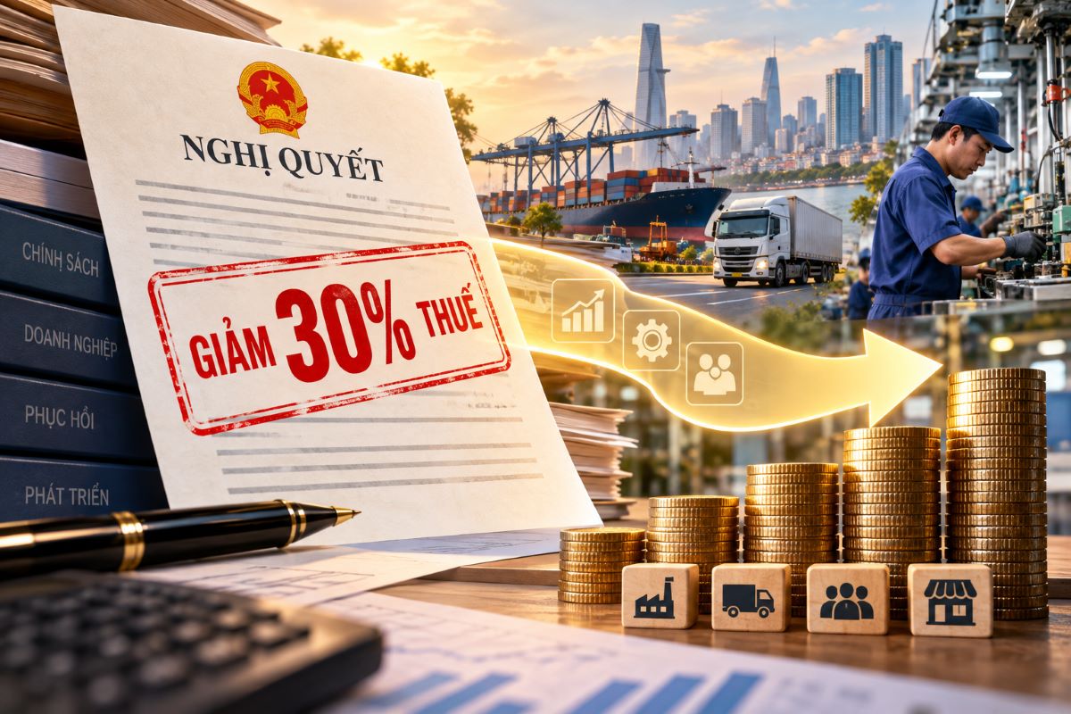 Giảm 30% thuế: Từ nghị quyết đến dòng tiền doanh nghiệp